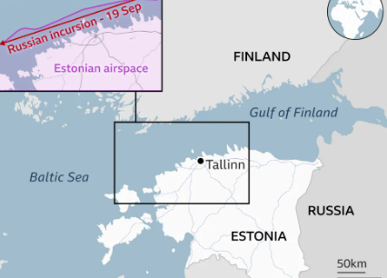 Estonia seeks Nato consultation after Russian jets violate airspace
